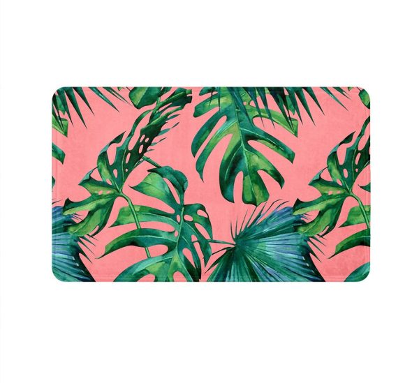 Pink Tropical Super Soft Door Mat
