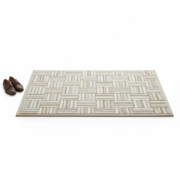 Luxury Basket-Weave Multi-Tone Indoor Mat