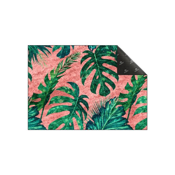 Green Pink Tropical Centerpiece (Rug)
