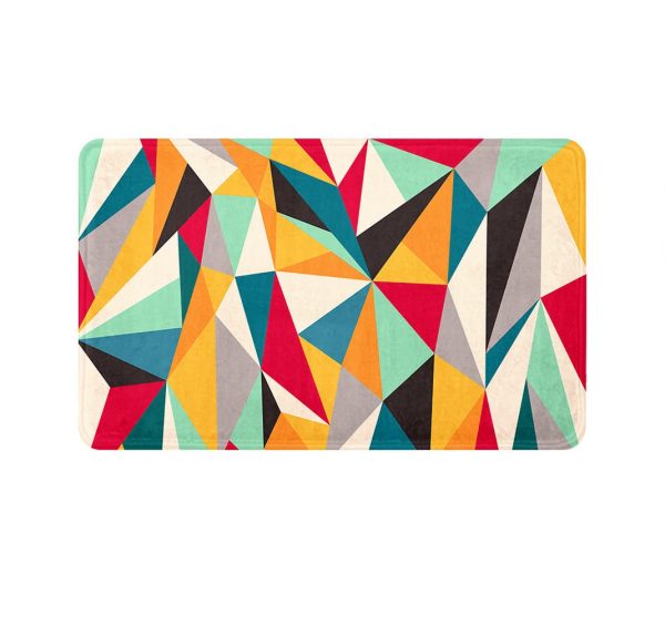 Colorful Geometric Super Soft Door Mat