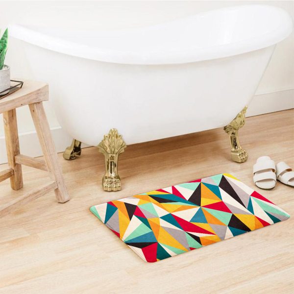 Colorful Geometric Super Soft Door Mat - Image 3