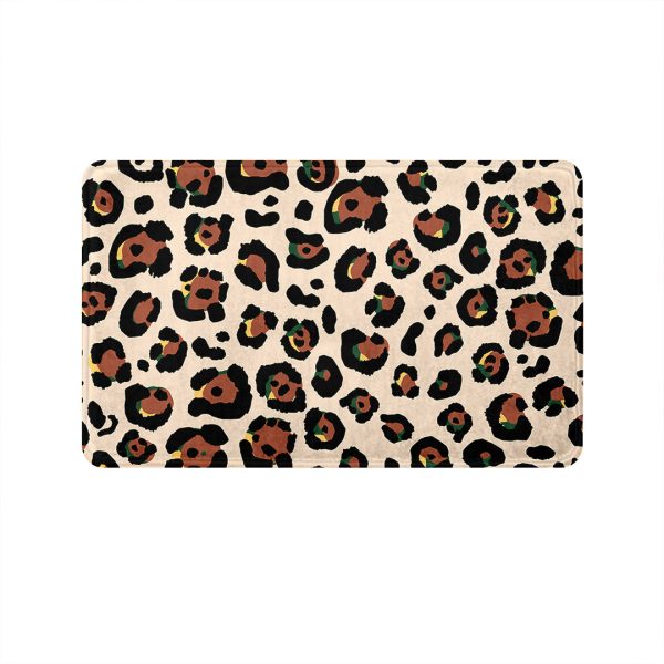 Leopard Pattern Super Soft Door Mat