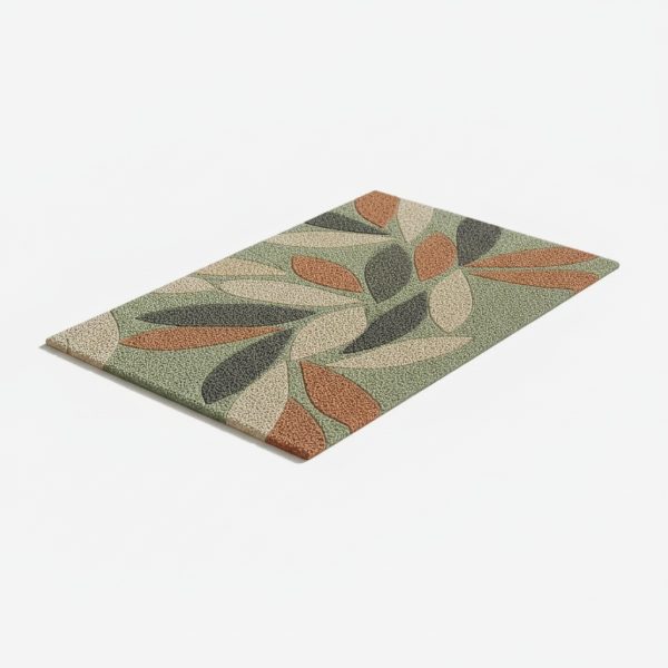 Botanical Autumn Leaf Entryway Mat - Image 2