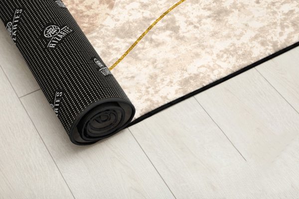 Beige Grey Wavy Centerpiece (Rug) - Image 2