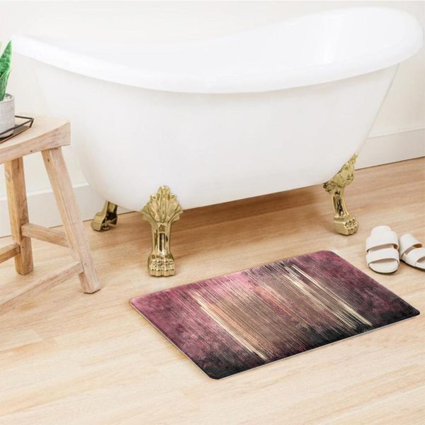 Pink Lines Super Soft Door Mat - Image 3