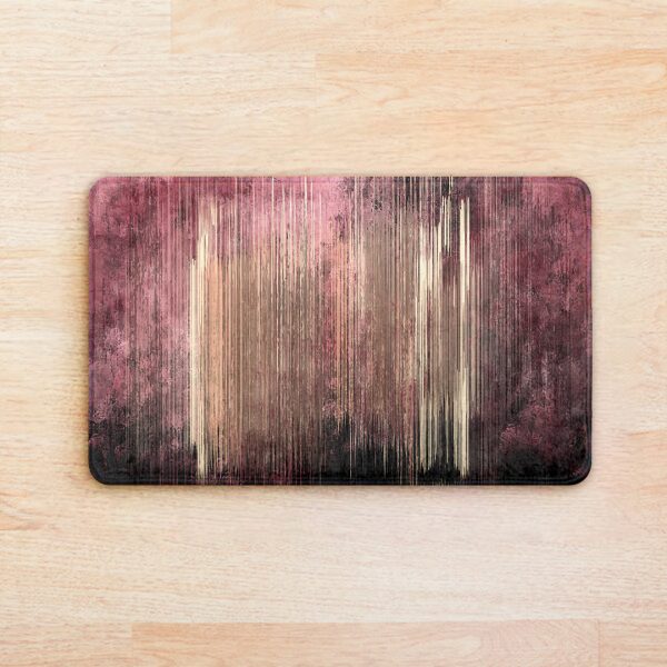 Pink Lines Super Soft Door Mat - Image 2