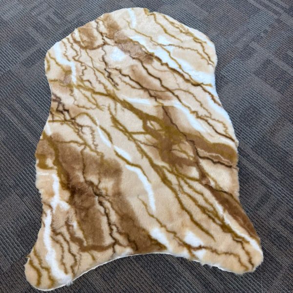 Gold Skin Imitation Fur Skin/Rug - Image 3