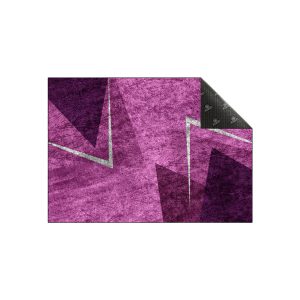 Purple Shades Triangle Centerpiece (Rug)